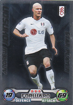 Andrew Johnson Fulham 2008/09 Topps Match Attax Star Player #126